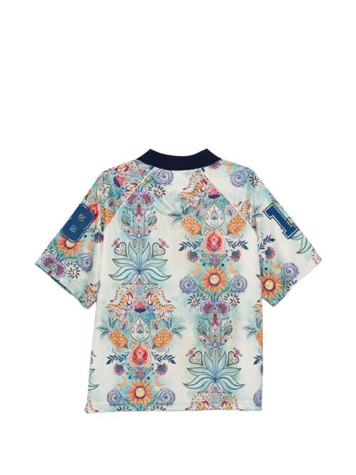 T-shirt uomo con colletto e stampa all-over JUST CAVALLI | 80OAHE11CJ121R86